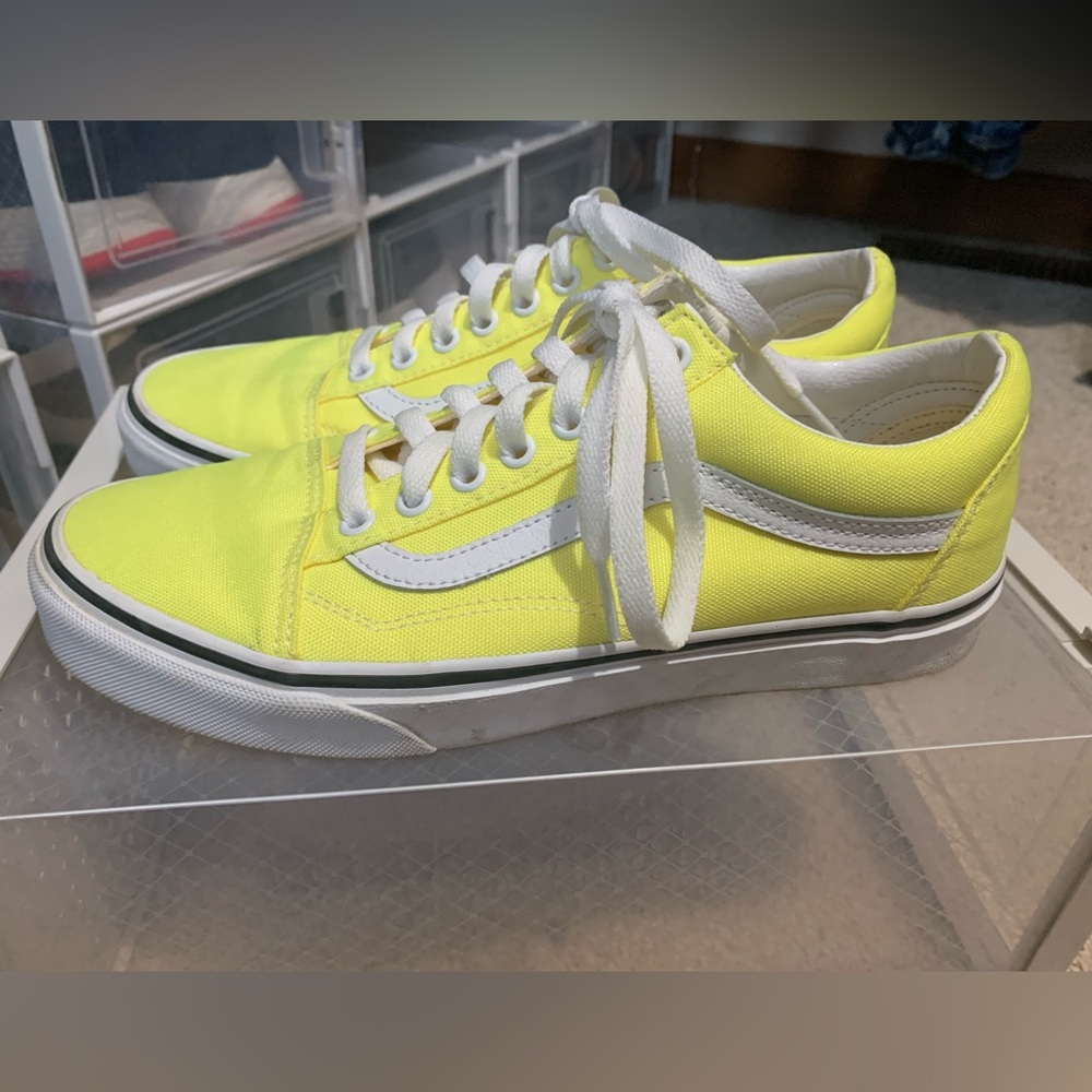 Vans neon yellow